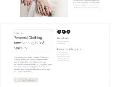 Personal stylist Home Page